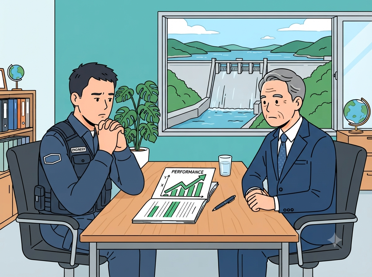 第二格：总工程师双手托腮思考