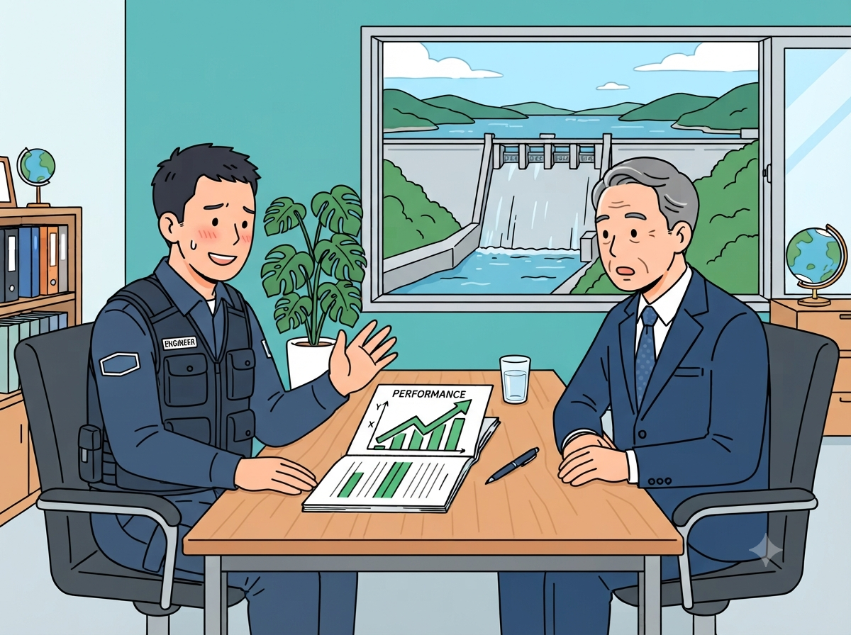 第四格：总工程师尴尬欲言又止