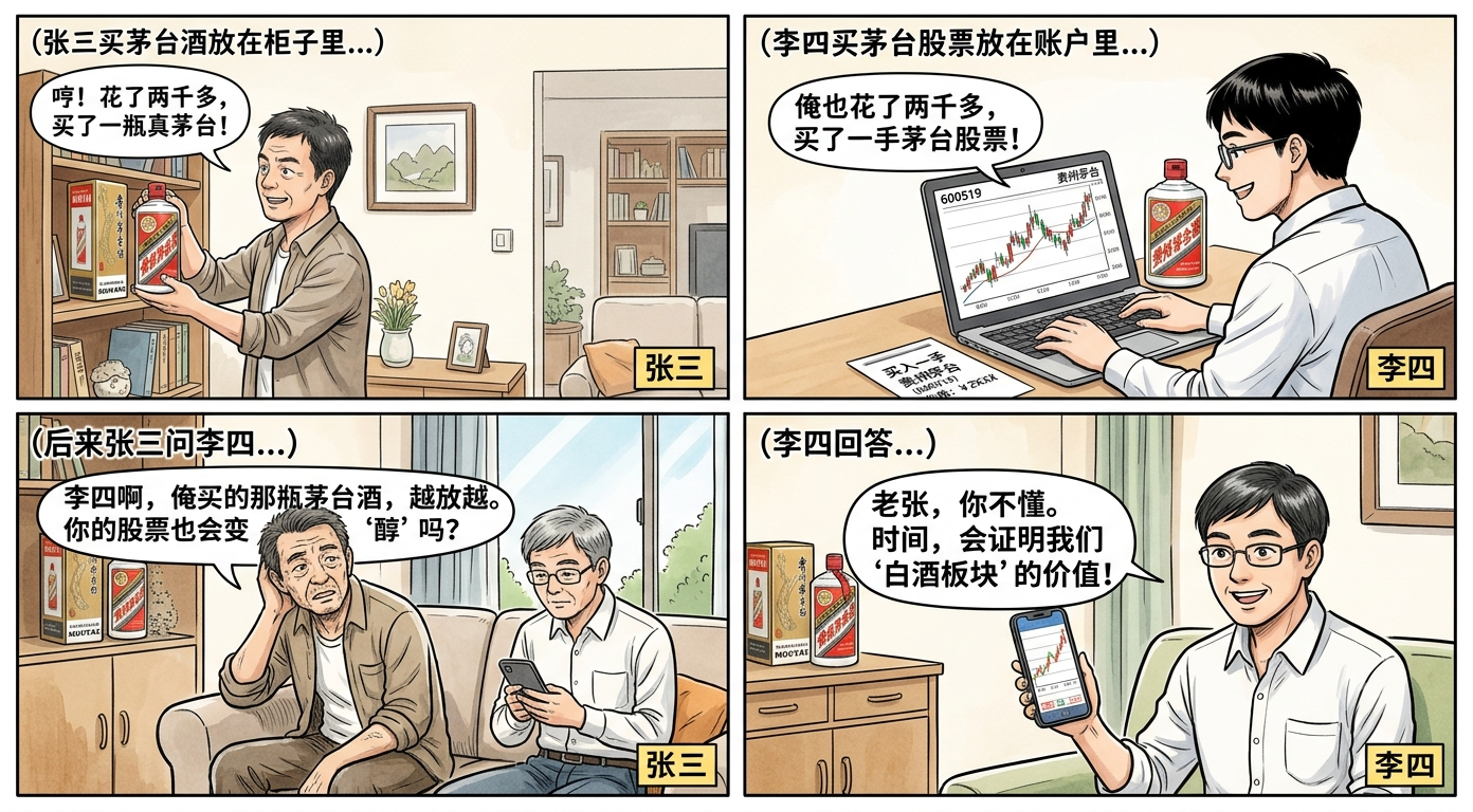 茅台四格漫画